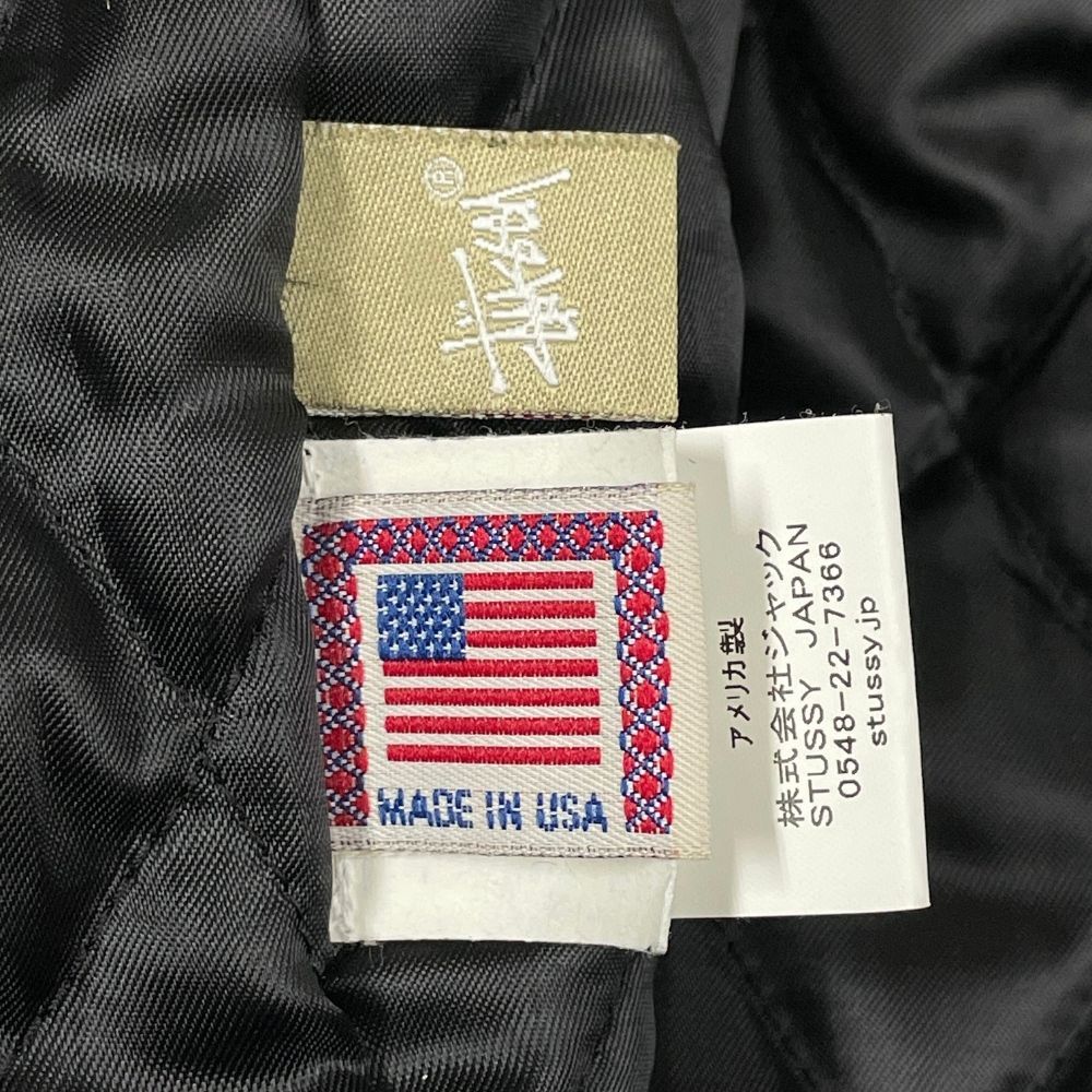 STUSSY ステューシー × MMJ マスターマインド ジャパン スタジャン STUSSY ステューシー × MMJ マスターマインド ジャパン 袖レザー