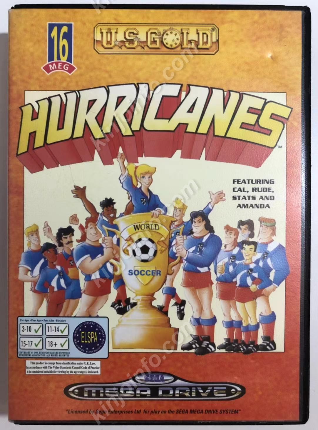 Hurricanes【中古・PAL版・MD欧州版】 Hurricanes【中古・PAL版・MD欧州版】 - メルカリ