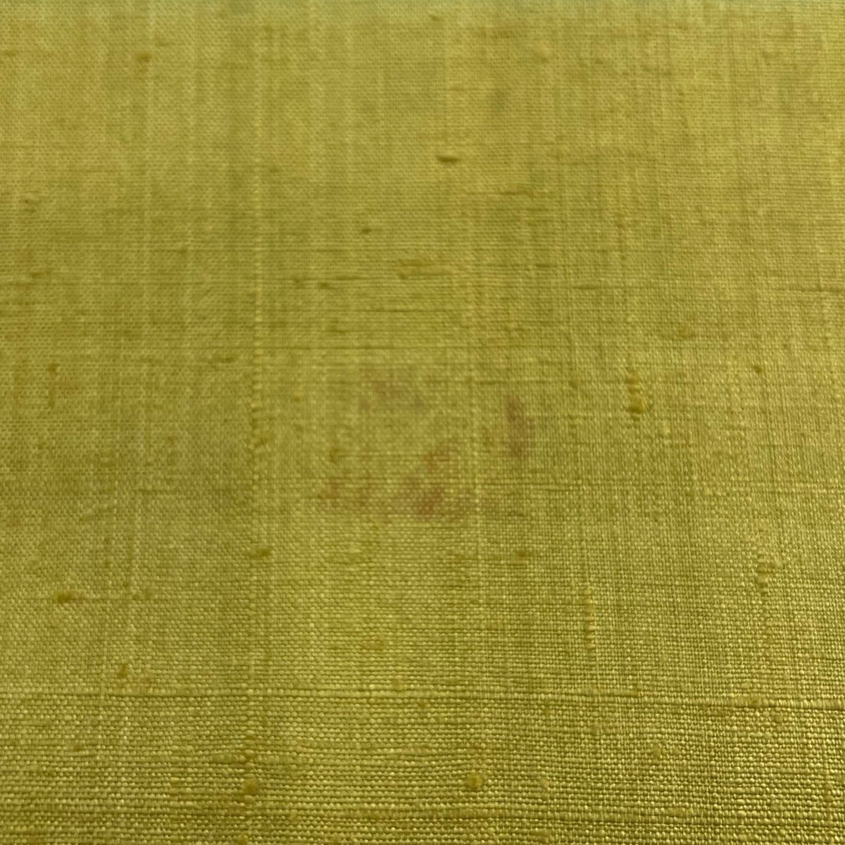 袋帯 秀品 紬地 関西仕立て 花唐草 花鳥 汕頭刺繍 灰緑 お太鼓柄