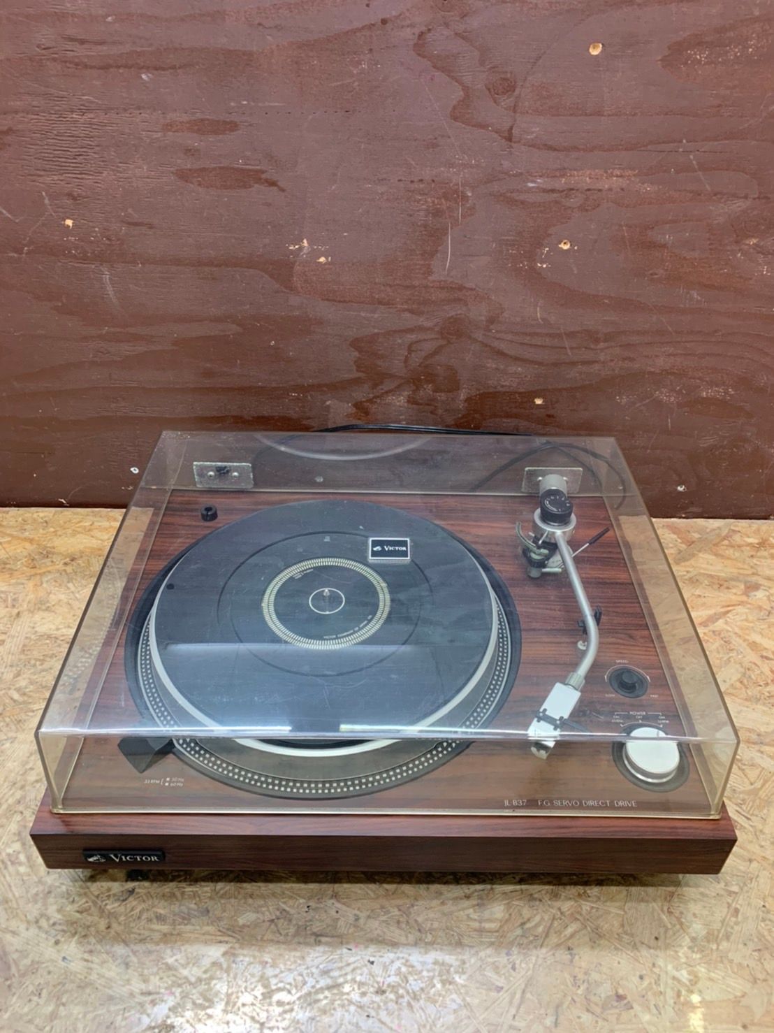 h8996 VICTOR ターンテーブルレコードプレイヤー JL-B37R