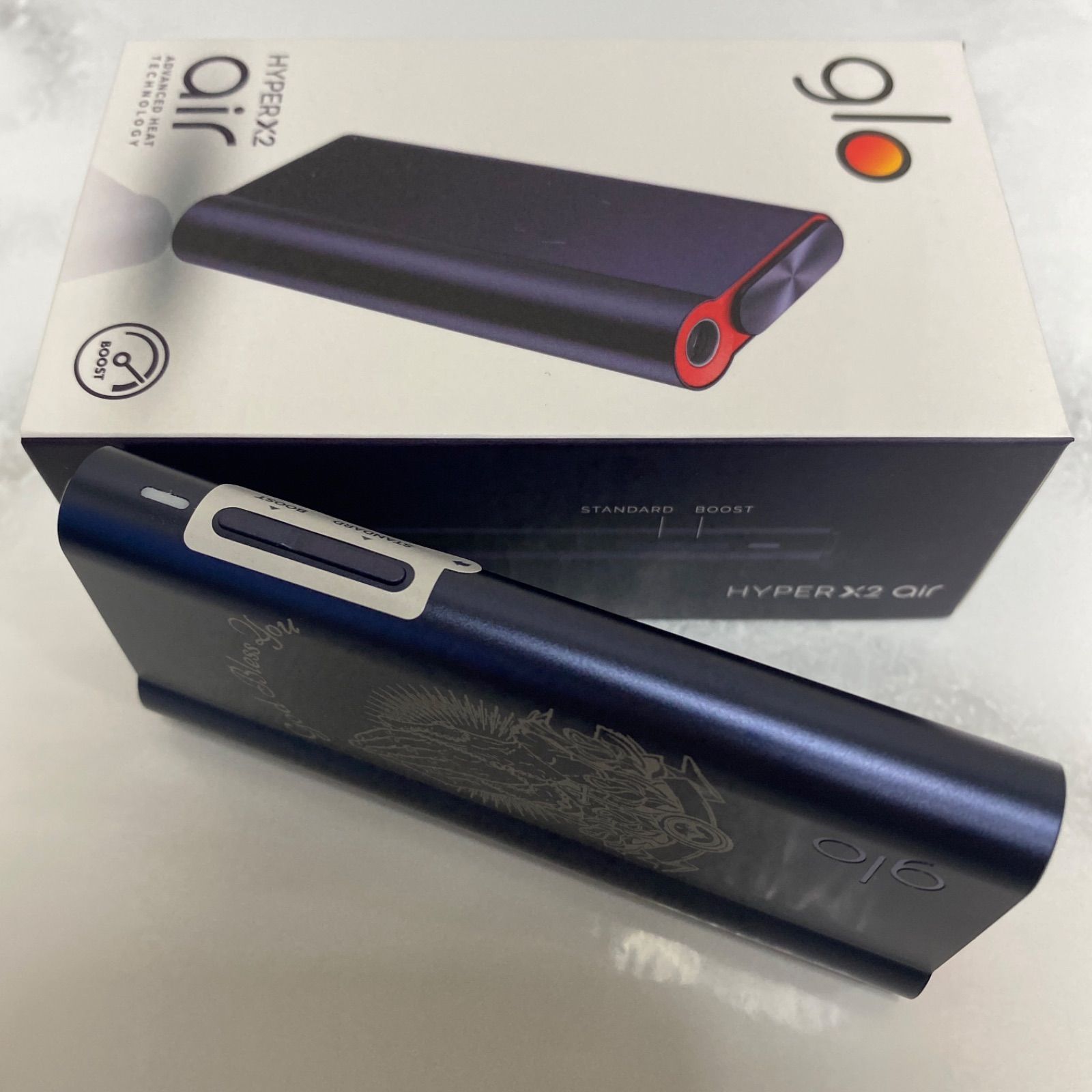 祈り手 デザイン レーザー加工 glo hyper air グロー ハイパー エアー 