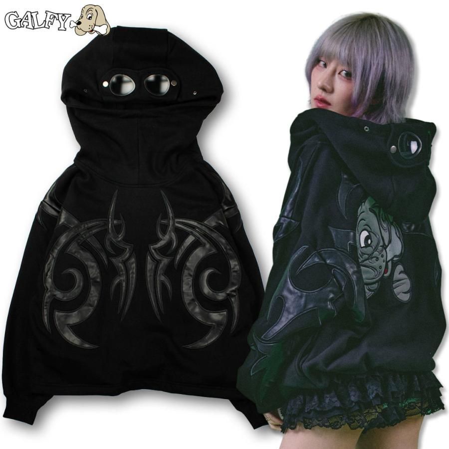 ガルフィー GALFY 探検メガネ部族パーカー L 中型犬 XL 大型犬