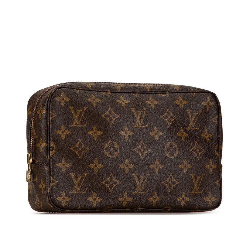 ルイ ヴィトン モノグラム トゥルース トワレット23 M47524 ブラウン PVC レザー レディース LOUIS VUITTON【214-67334】