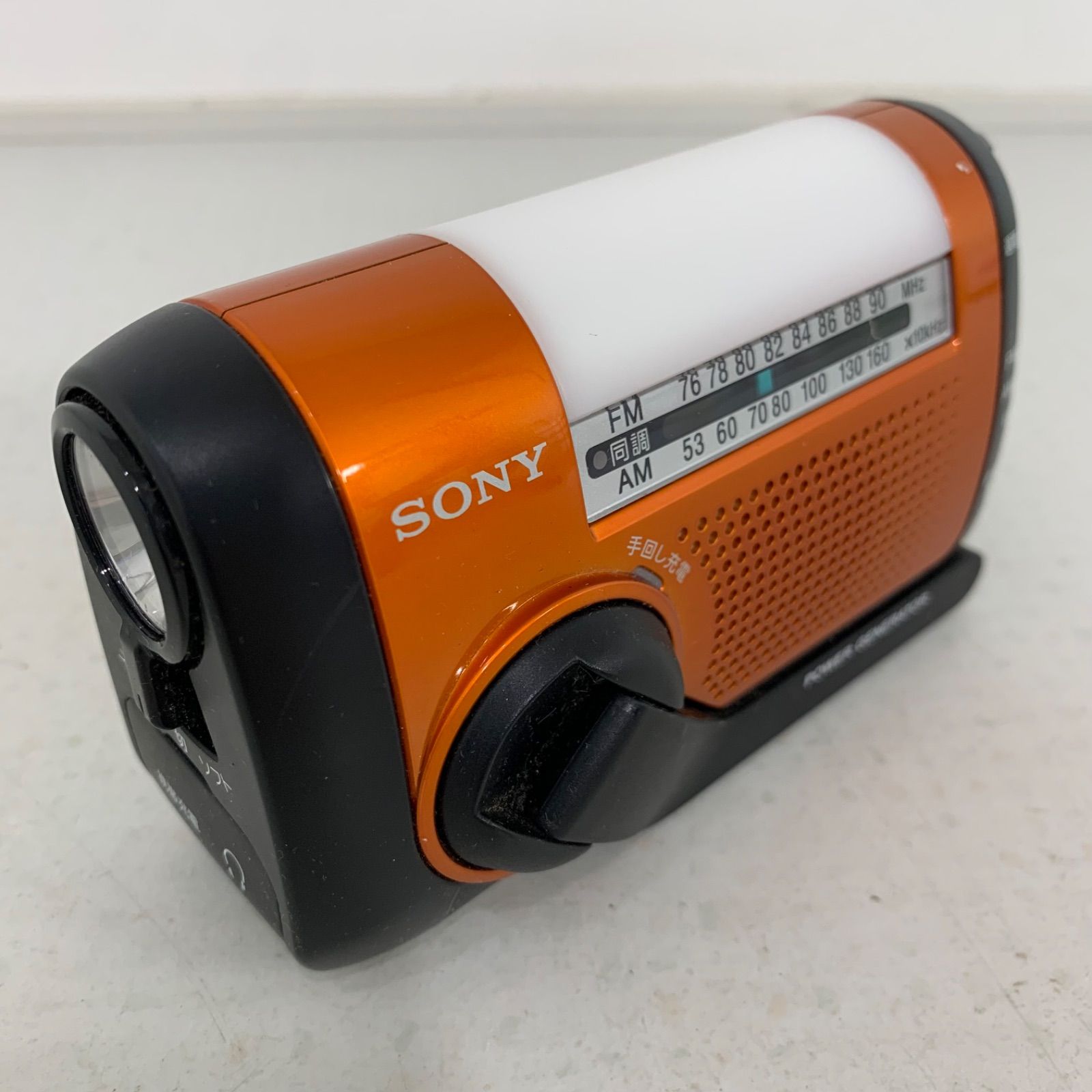 SONY ポータブルラジオ ICF-B08 手回し充電 - メルカリ