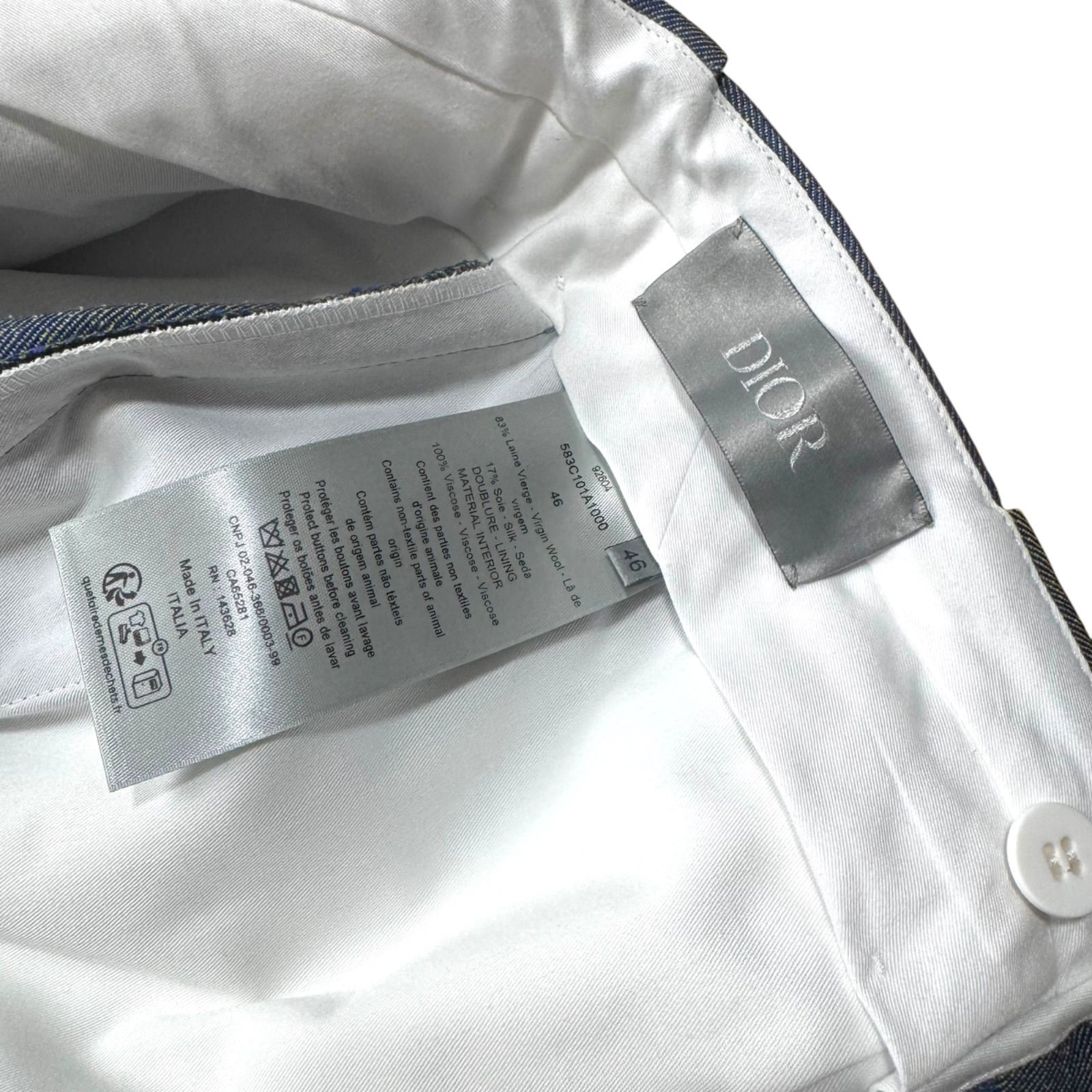 DIOR】25SS PLEATED LOOSE PANTS ディオール プリーツ ルーズ