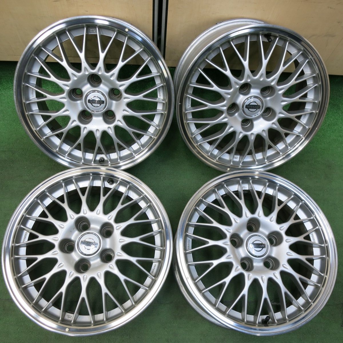 送料無料] 4本価格☆日産 純正 BBS CG22 ステージア グロリア シーマ