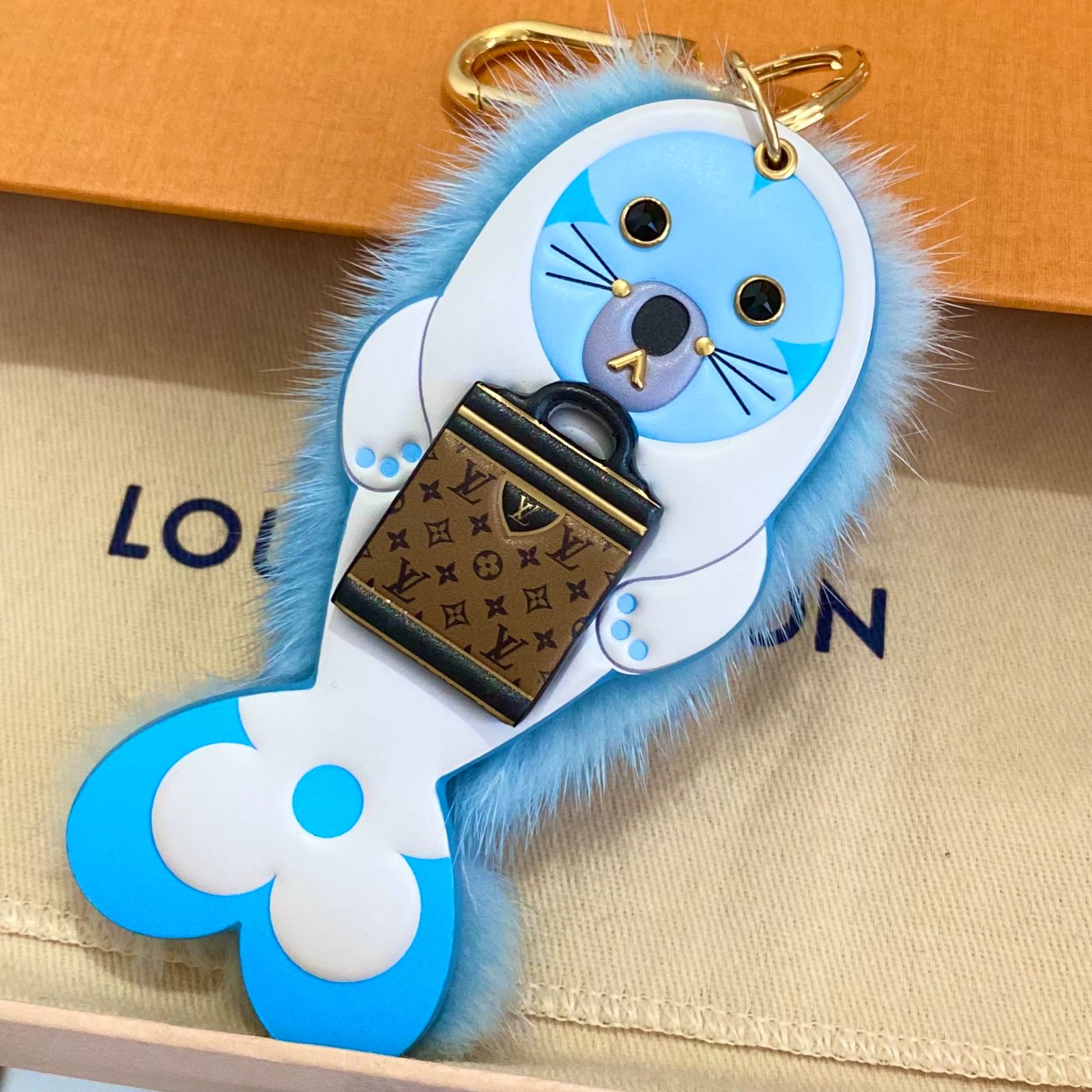 新品・未使用】キーリング アザラシ ミンクファー ポルト・クレ
