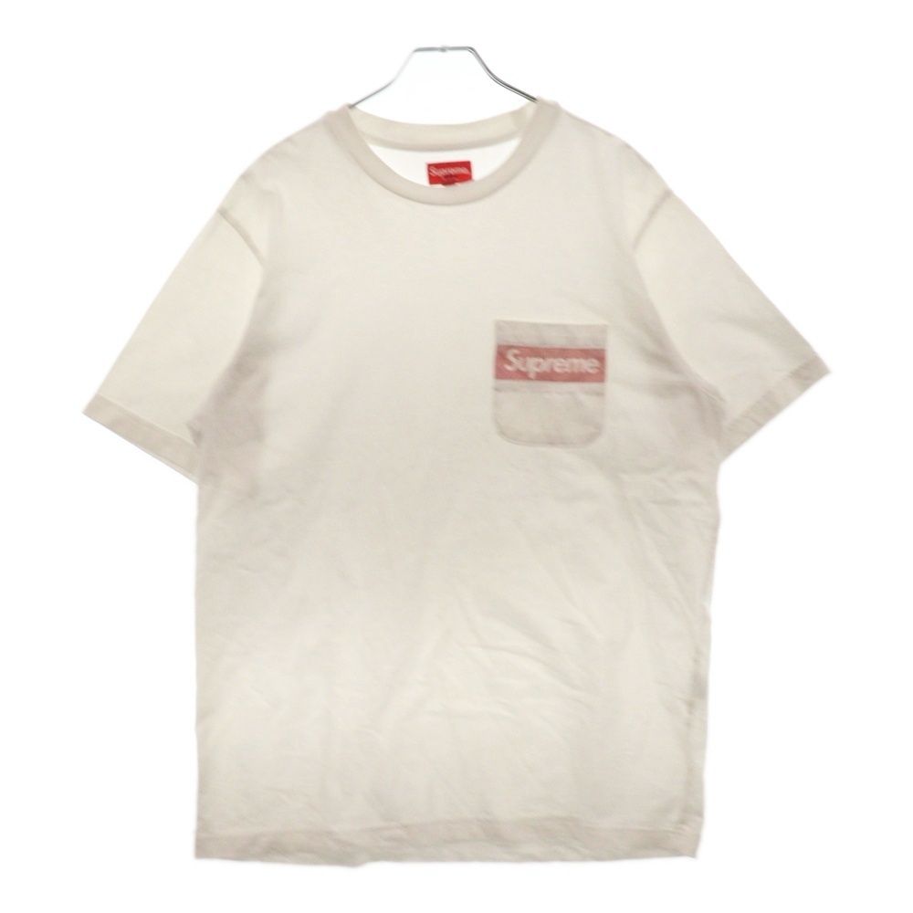 Supreme Mesh Stripe Pocket Tee White SUPREME (シュプリーム) 19SS