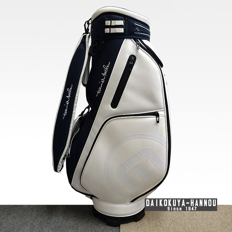 トラヴィスマシュー　RTM キャディバッグ　ネイビー トラヴィスマシュー Travis Mathew メンズ RTM ロゴデザイン カラー
