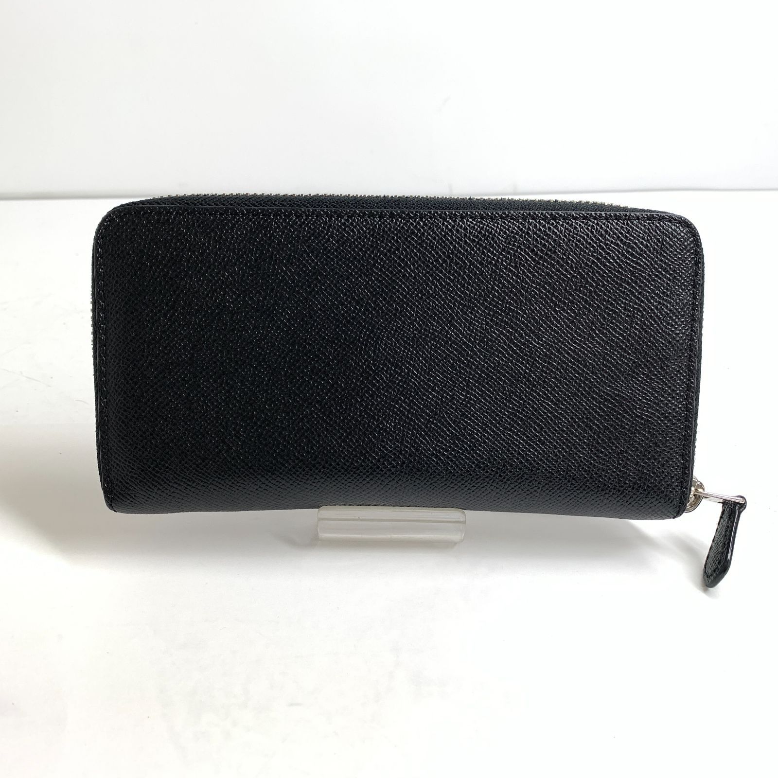 f001 C 極美品 コーチ COACH 長財布 ラウンドファスナー ジップ 黒 