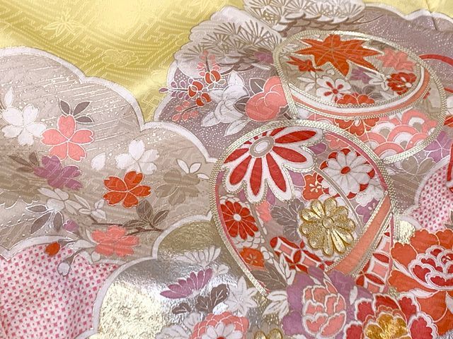 【新品】手書き京友禅 金駒刺繍入り 正絹 日本製 お宮参り 産着 新品】 日本製 京友禅 正絹 豪華金駒刺繍入 お宮参り 産着 女の子 襦袢