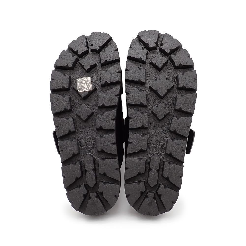  プラダ サンダル 靴 メンズ スポーティー ベルクロ トライアングルロゴ ブラック 7 26 cm 2 X 3129 スポーツサンダル サンダル