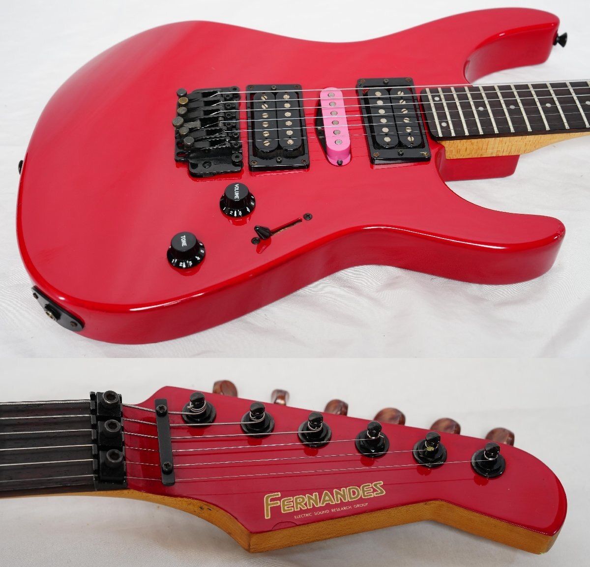 ☆FERNANDES☆REVOLVER FR-55 RED HSH 80年代 フェルナンデス☆ - メルカリ