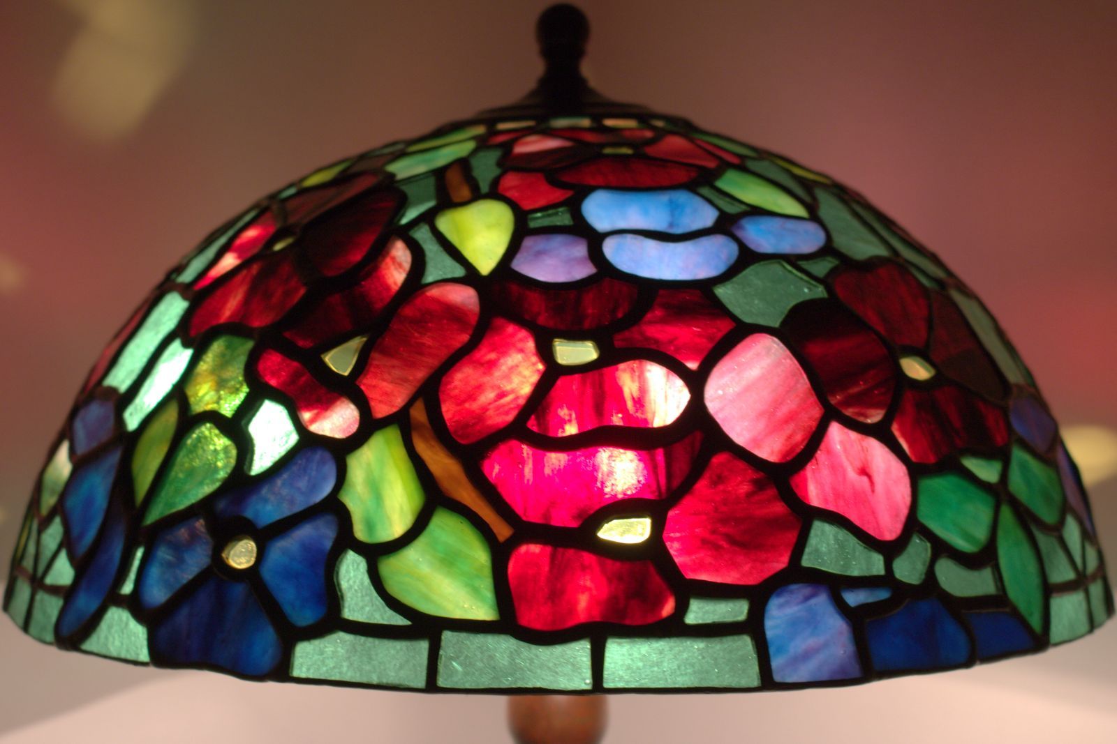 アンティーク　ドッグランプ 楽天市場】ティファニーランプ・ドッグウッド(12インチ