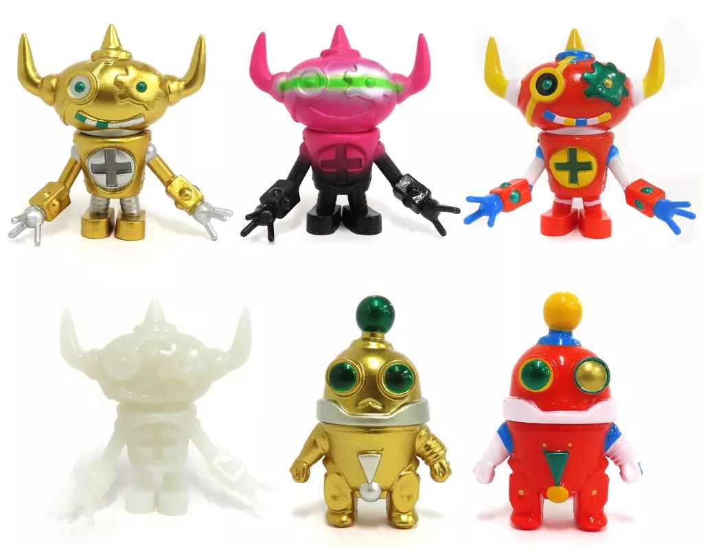 ゲッチャリロボ　2体セット　中古 中古】トレーディングフィギュア 全6種セット 「ゲッチャリロボ