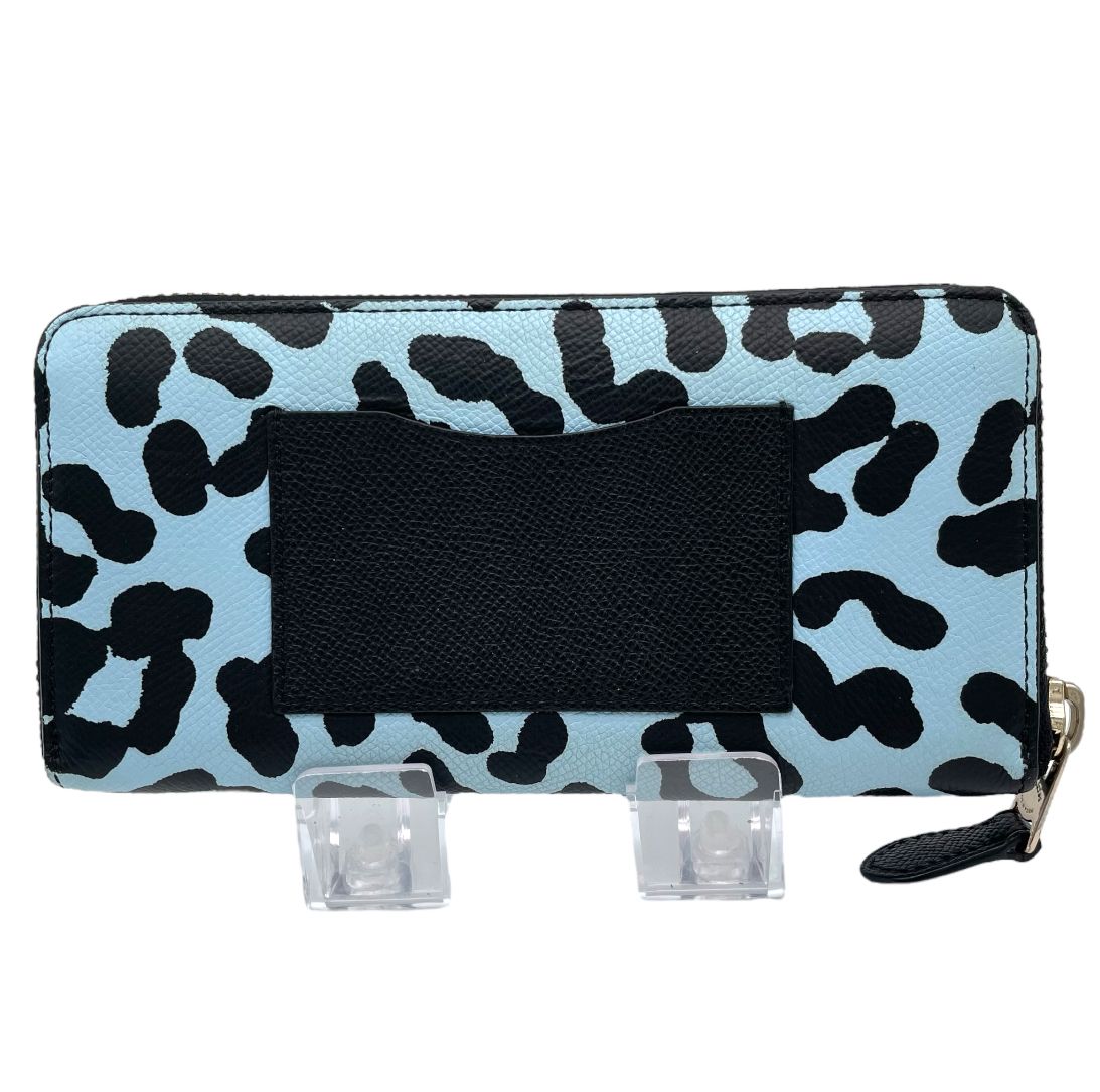 ☆美品☆COACH 長財布 レオパード柄 ライトブルー コーチ COACH コーチ 長財布 ブルーヒョウ柄 - メルカリ