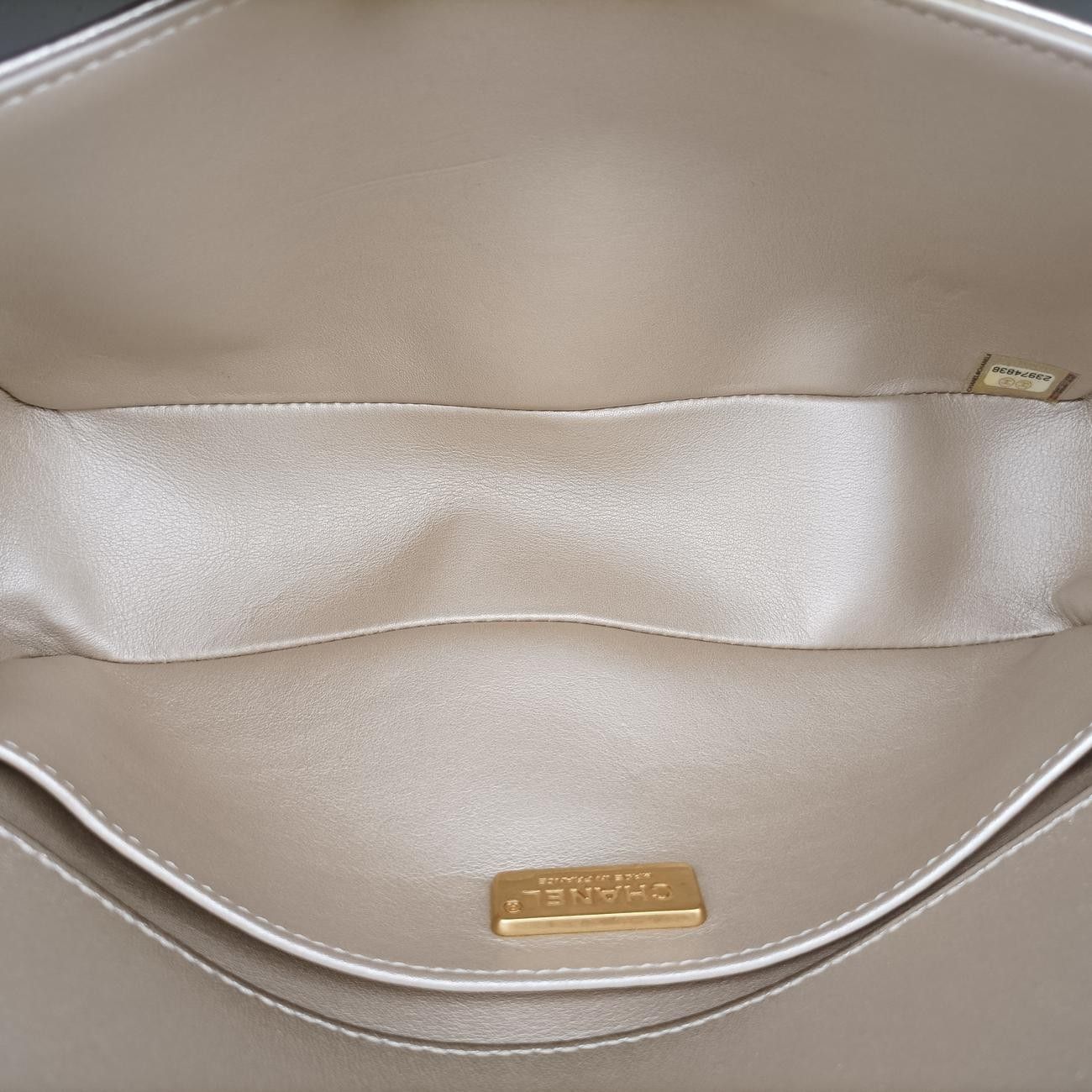 シャネルChanelボーイシャネルマルチ ラムスキン×ヘビ革A6708623974838