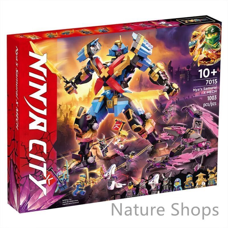 【新品未使用】レゴ(LEGO) 互換　ニンジャゴー ニャーのサムライX メカスーツ 1003pcs おもちゃ ブロック ocp28