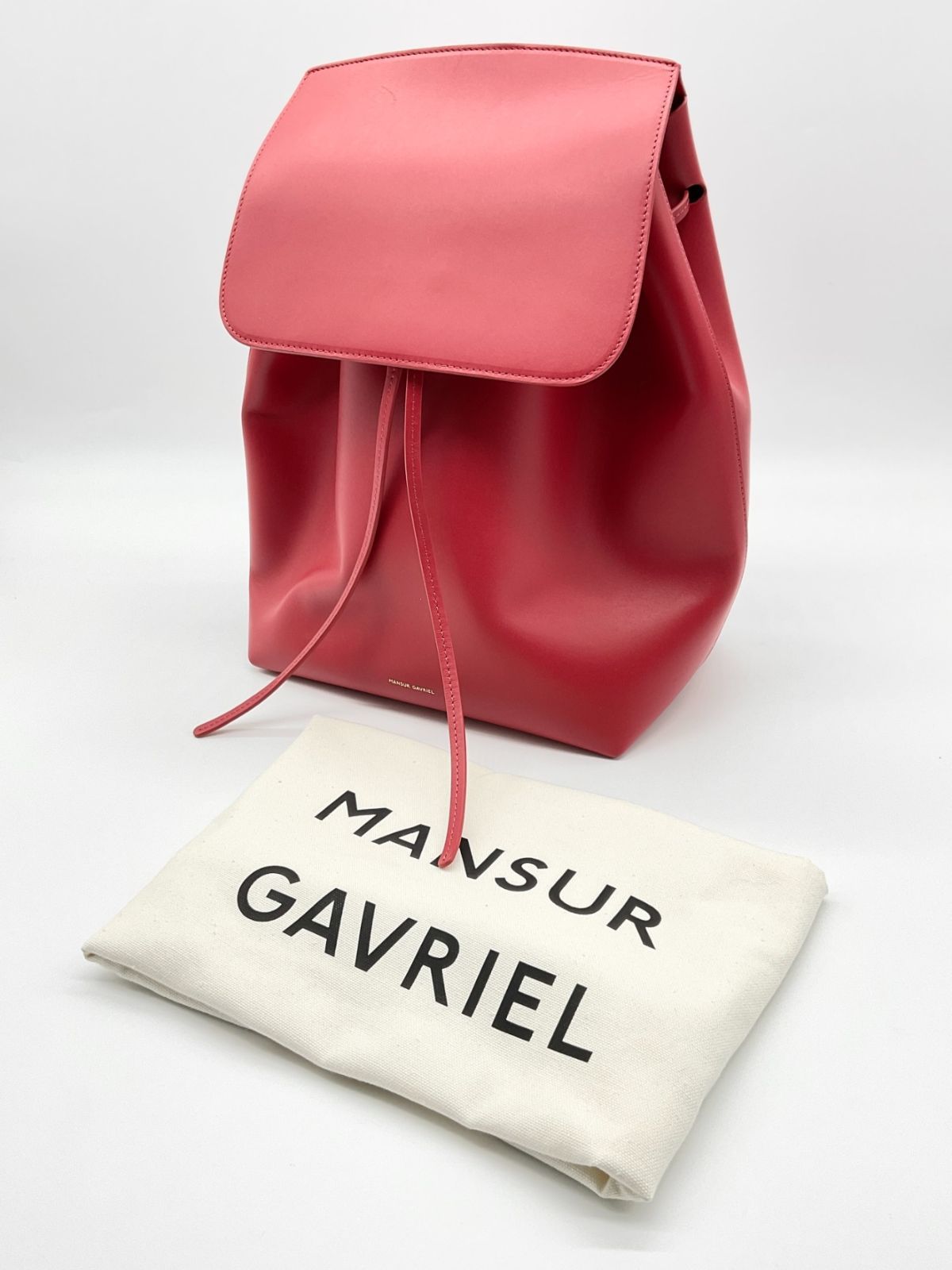 【新品】MANSUR GAVRIEL バックパック レッド 新品】MANSUR GAVRIEL バックパック レッド 2025年最新】Mansur