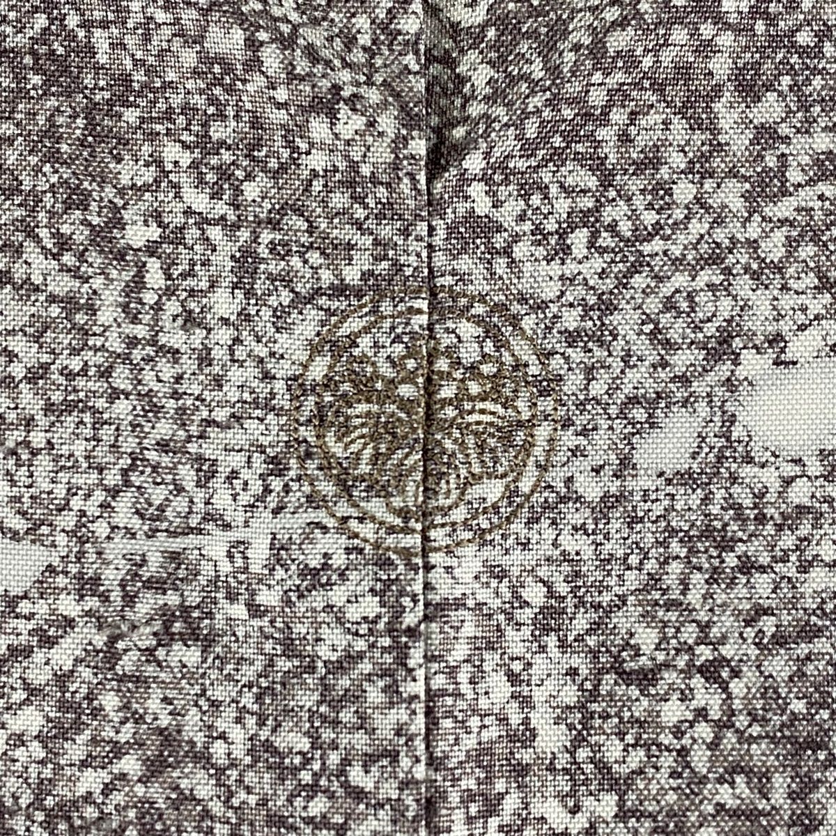 牛首紬地 落款