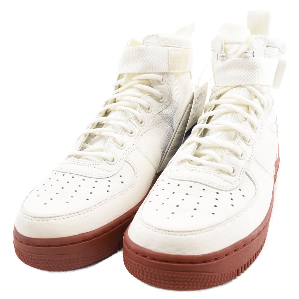 NIKE ナイキ SF AF1 MID スペシャルフィールド エアフォース1 ミッド ハイカットスニーカー アイボリー US8.5/26.5cm 917753-100 NIKE (ナイキ) SF AF1 MID スペシャルフィールド エアフォース1 ミッド