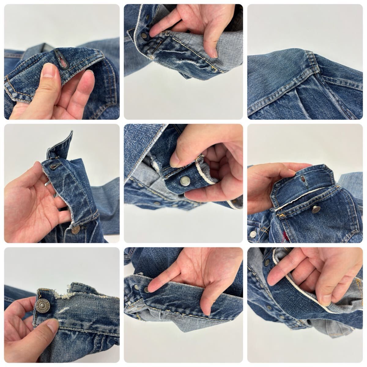 50s Vintage LEVI'S 507xx 2nd BIGE ヴィンテージ リーバイス セカンド
