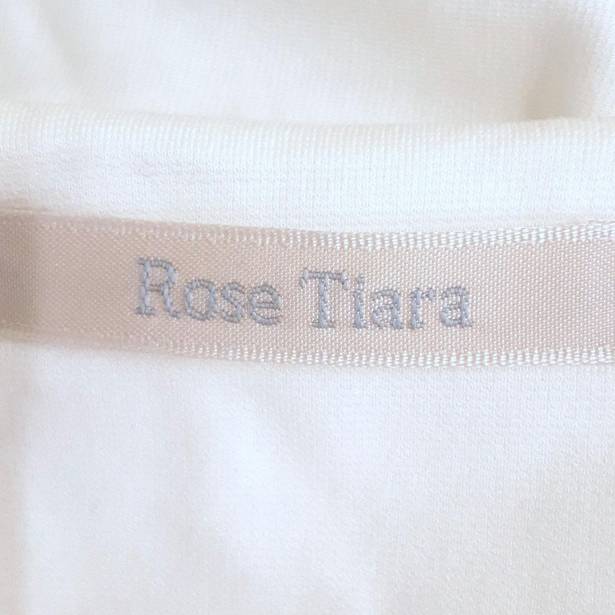 ローズティアラ、トップス42サイズ ローズティアラ Rose tiara 42 大きいサイズ 七分袖 ブラウス