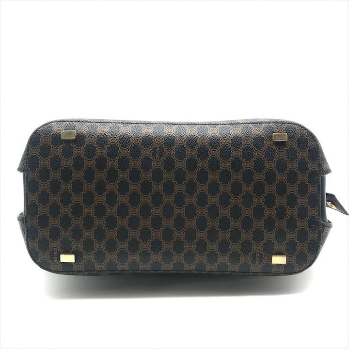 美品 CELINE セリーヌ ブラック マカダム ヴィンテージ ハンド バッグ