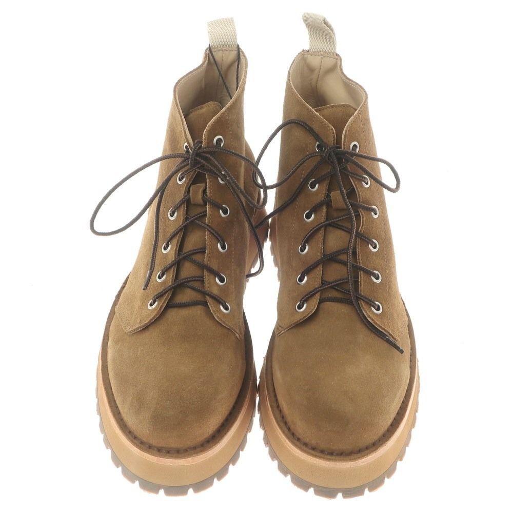 【中古】【未使用】ノンネイティブ nonnative 22AW WORKER LACE UP BOOTS COW LEATHER スエード  ワークブーツ ブラウン【サイズ42】【メンズ】