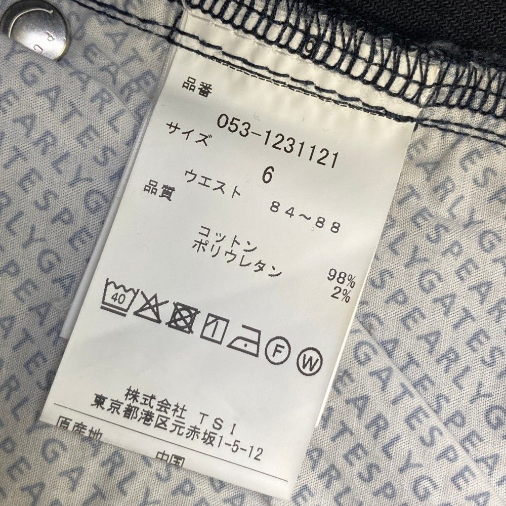 サイズ：6 PEARLY GATES パーリーゲイツ ストレッチパンツ
