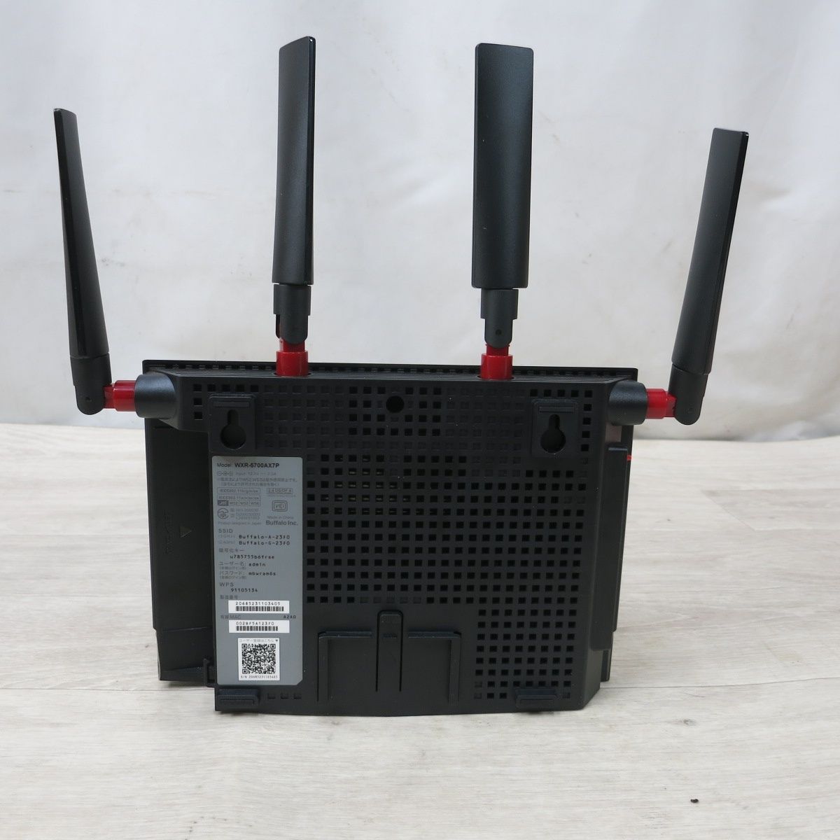 [送料無料] 美品BUFFALO Wi-Fi 無線 ルーター Air Station WXR-5700AX7P Wi-Fi6 WIFI 親機 バッファロー 箱有り BUFFALO AirStation 無線LANルーター 6E AirStationWi-Fi Wi-Fi7