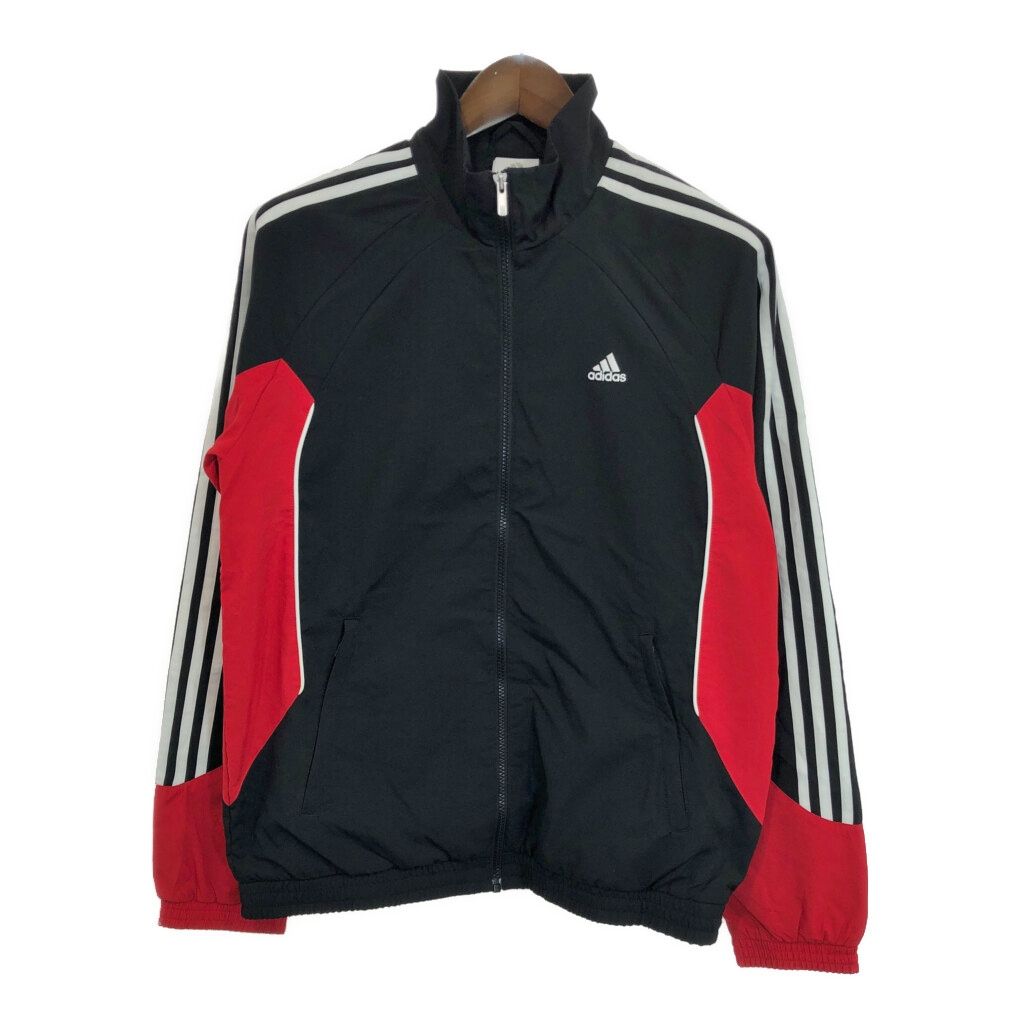 00年代 adidas アディダス トラックジャケット スポーツ ブラック (メンズ M) 中古 古着 T1530