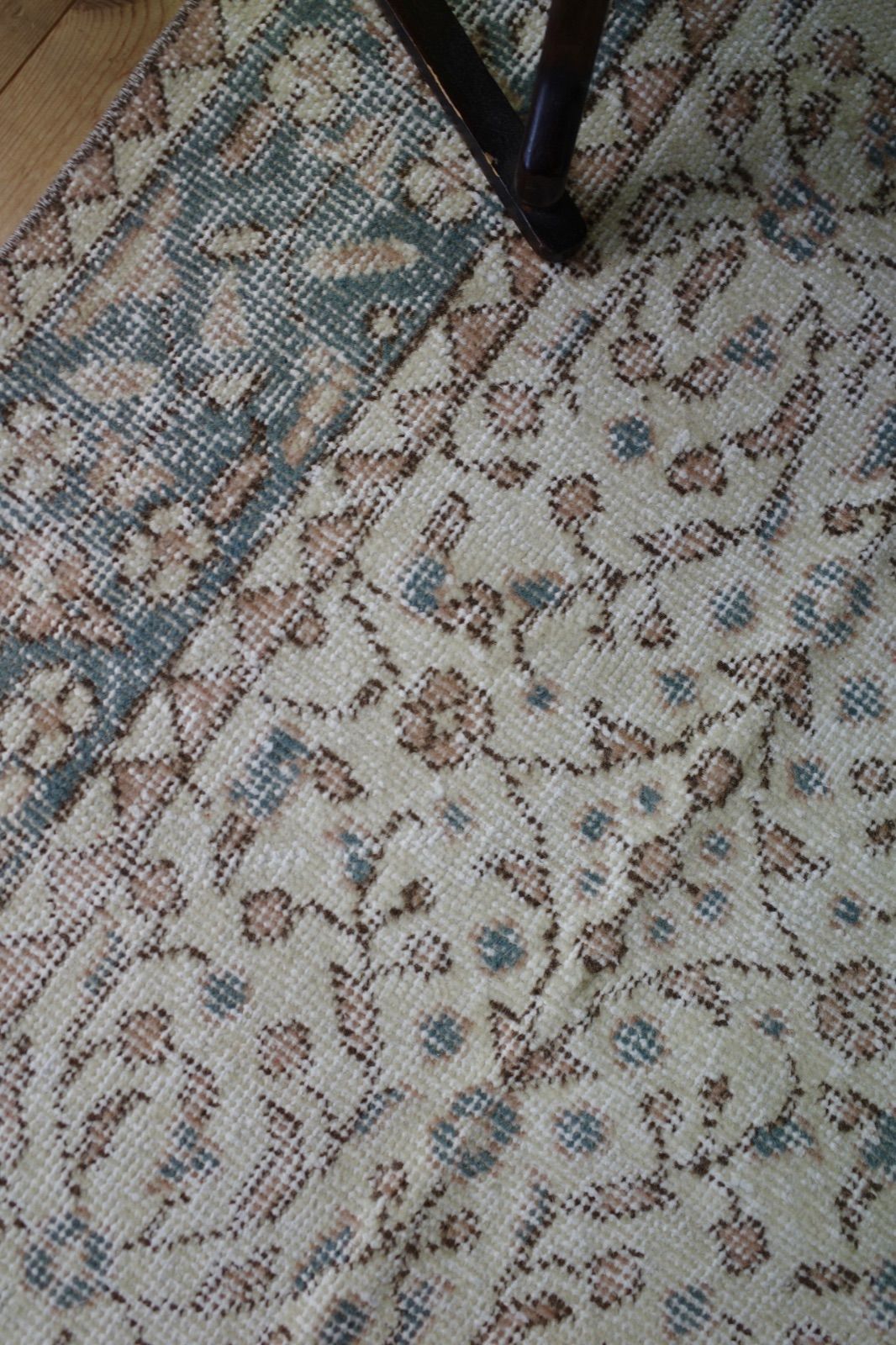 ヴィンテージラグ ナチュラルフローラル