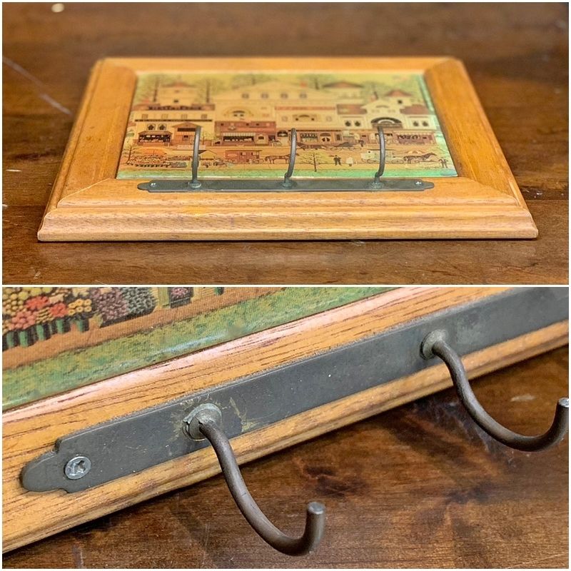 レトロ ビンテージ 壁掛け キーフック Georgina's Country Creations
