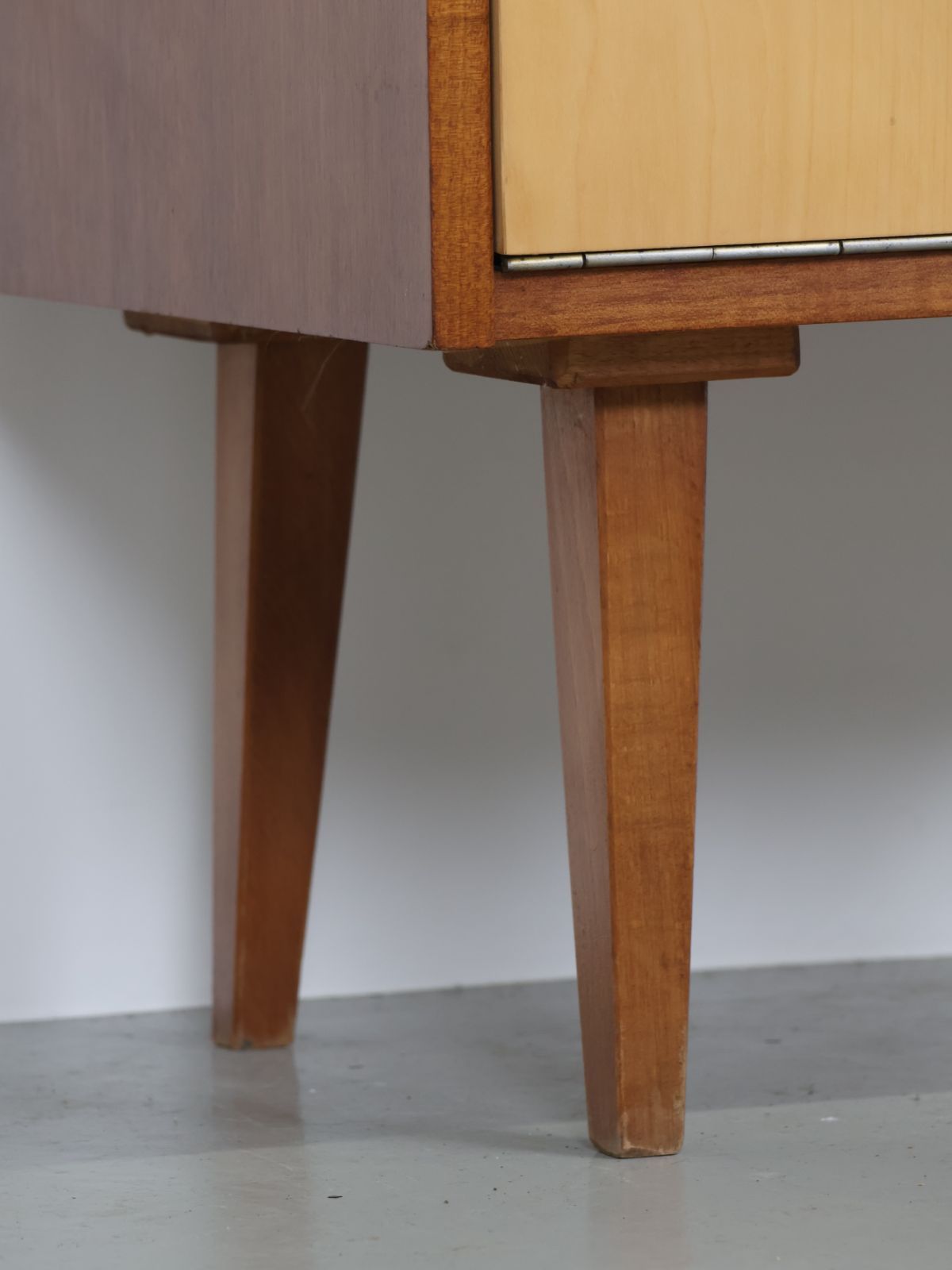 1960s ヴィンテージ イギリス チーク レコードキャビネット 仕上済