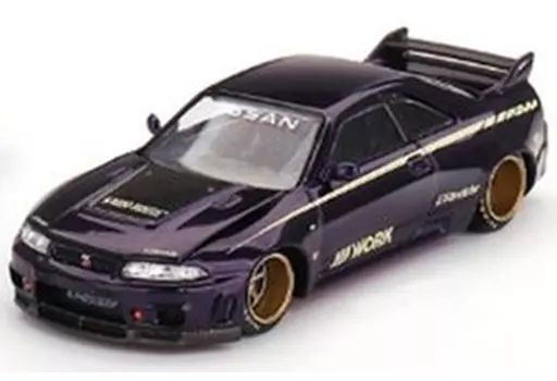【中古】ミニカー 1/64 Nissan スカイライン GT-R R33 Kaido Works V1 (右ハンドル) 「KAIDO HOUSE&times;ミニGTシリーズ」 [KHMG072]