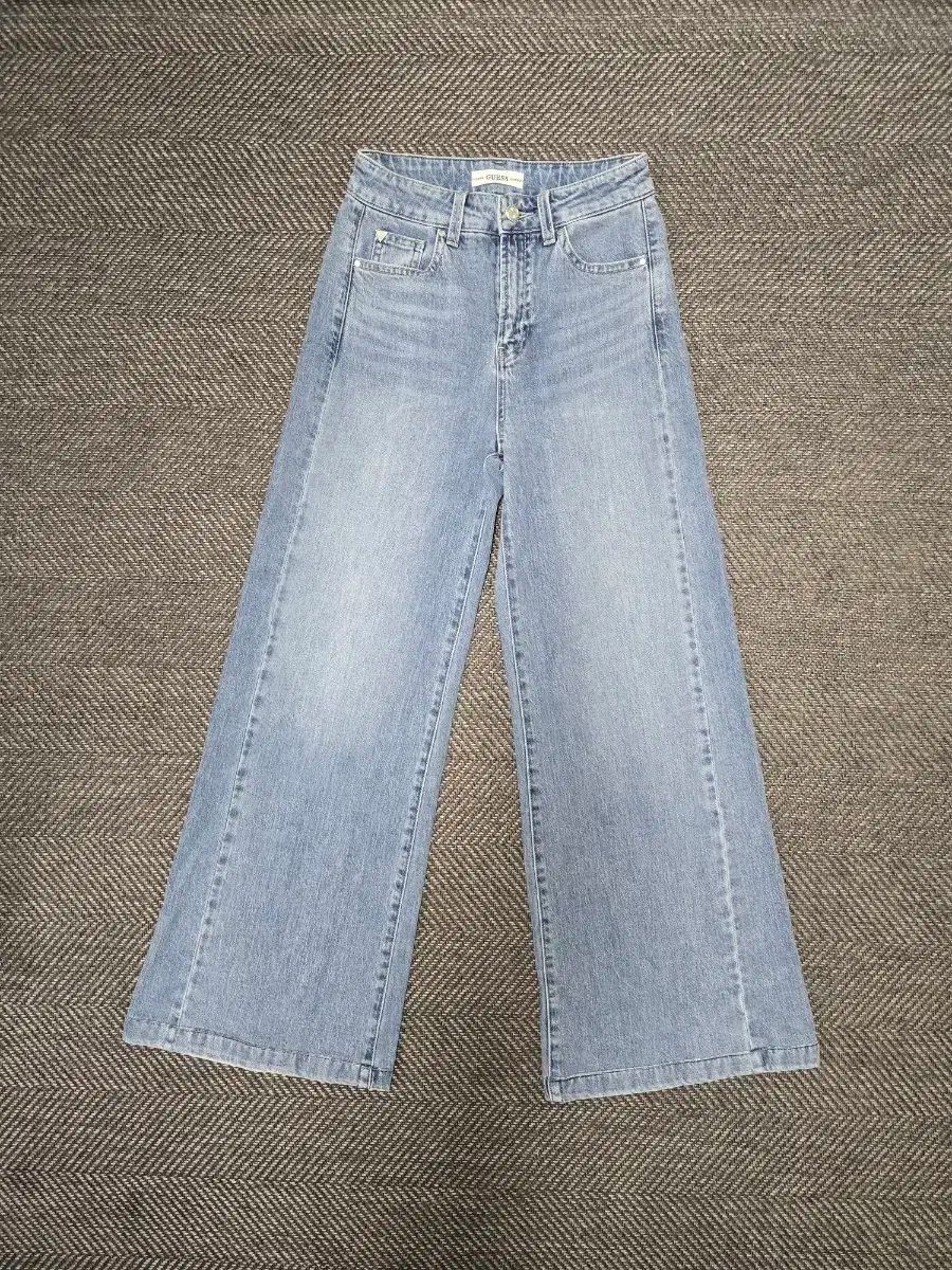 GUESS 25ss レディース ワイド デニム パンツ YP1D6075_MBL