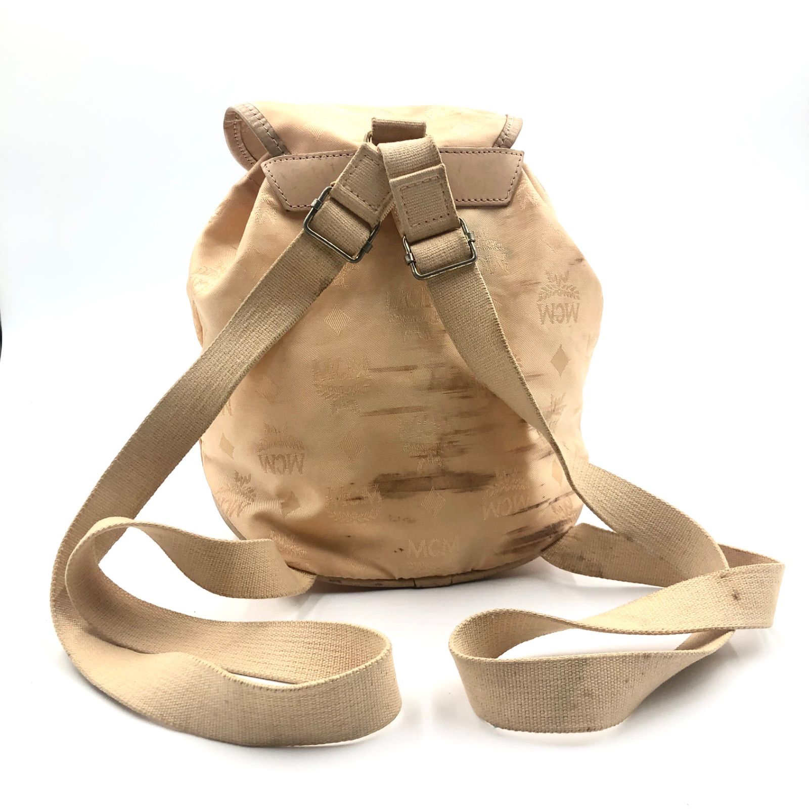 □ドイツ時代ヴィンテージ□MCM エムシーエム ヴィセトス総柄 リュック 