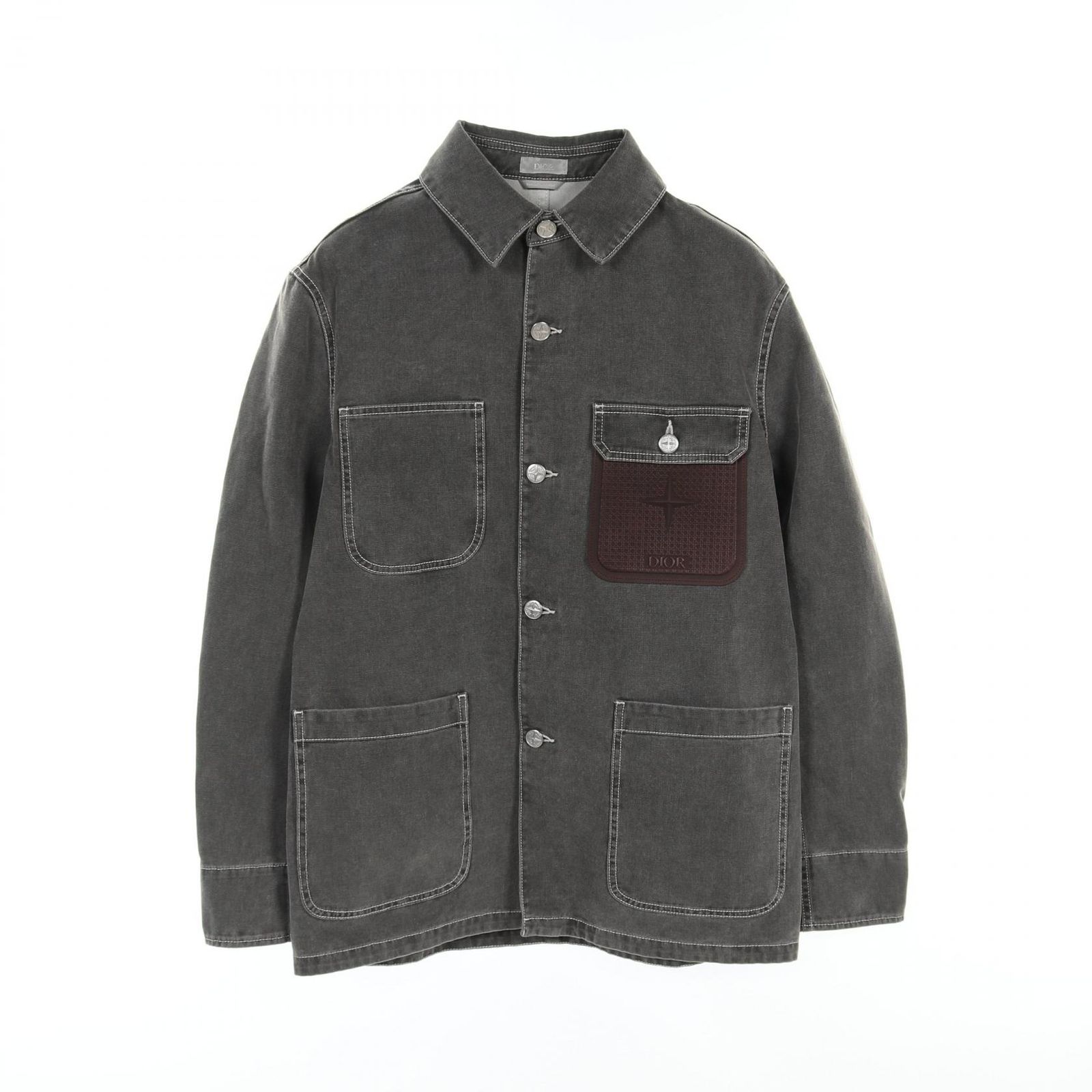 ディオール Dior デニムジャケット DIOR × Stone Island 493D496A385X