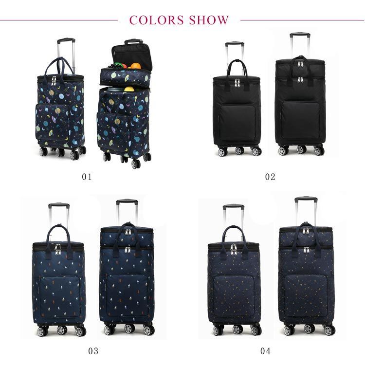 ⭐︎レア⭐︎ イチゴ・バンビ柄キャリーカート　新品未使用 楽天市場】保冷機能有り、お買い物に便利なショッピングキャリー