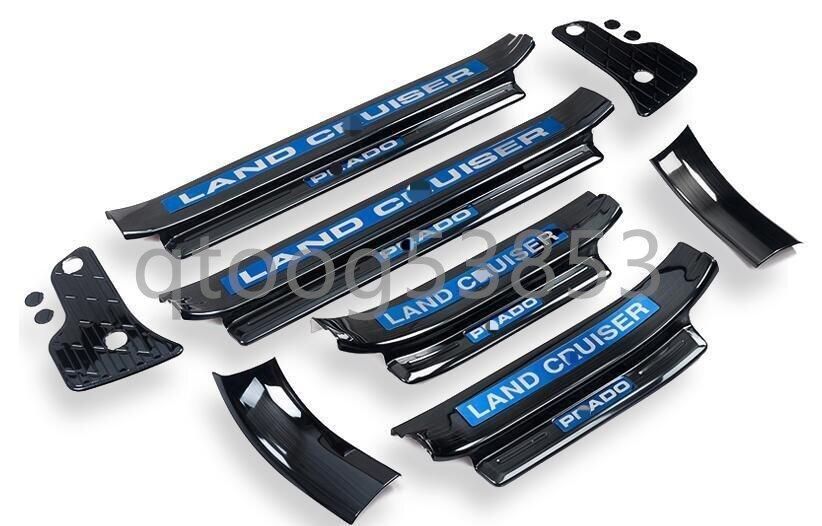 ランドクルーザープラド150系 PRADO ステップガーニッシュ ステンレス 12ｐセット７人乗りYR数量 価格
