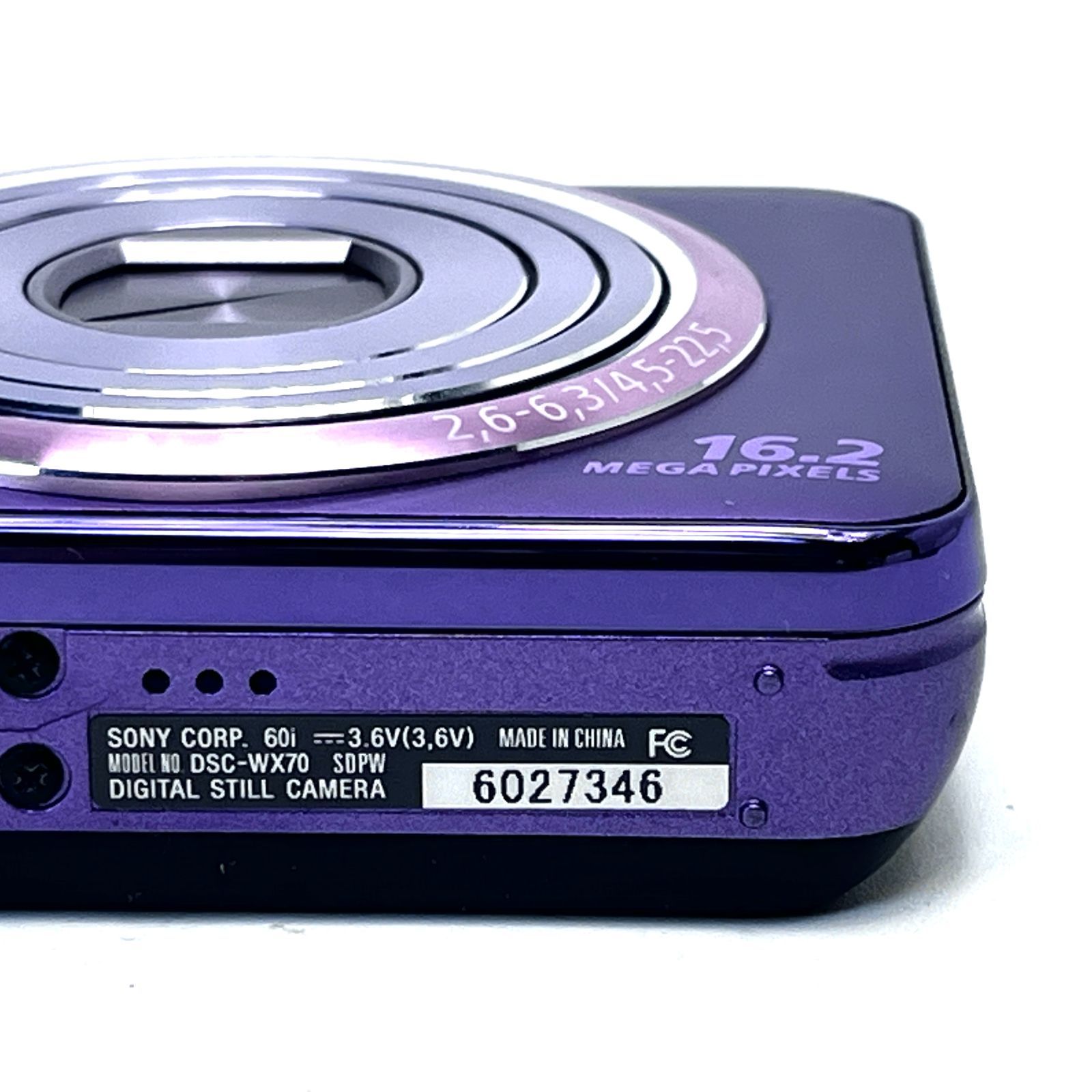 SONY Cyber-shot DSC-WX70 紫 (ジャンク品) Sony Cyber-shot DSC-WX70