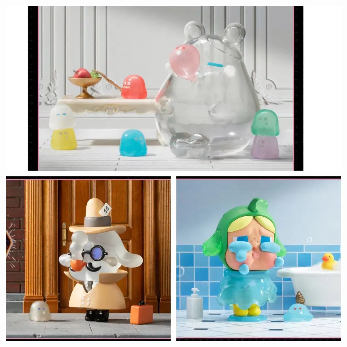 POP MART (ポップマート ) クライベイビー モンスターズ 涙 3 種 まとめ売り