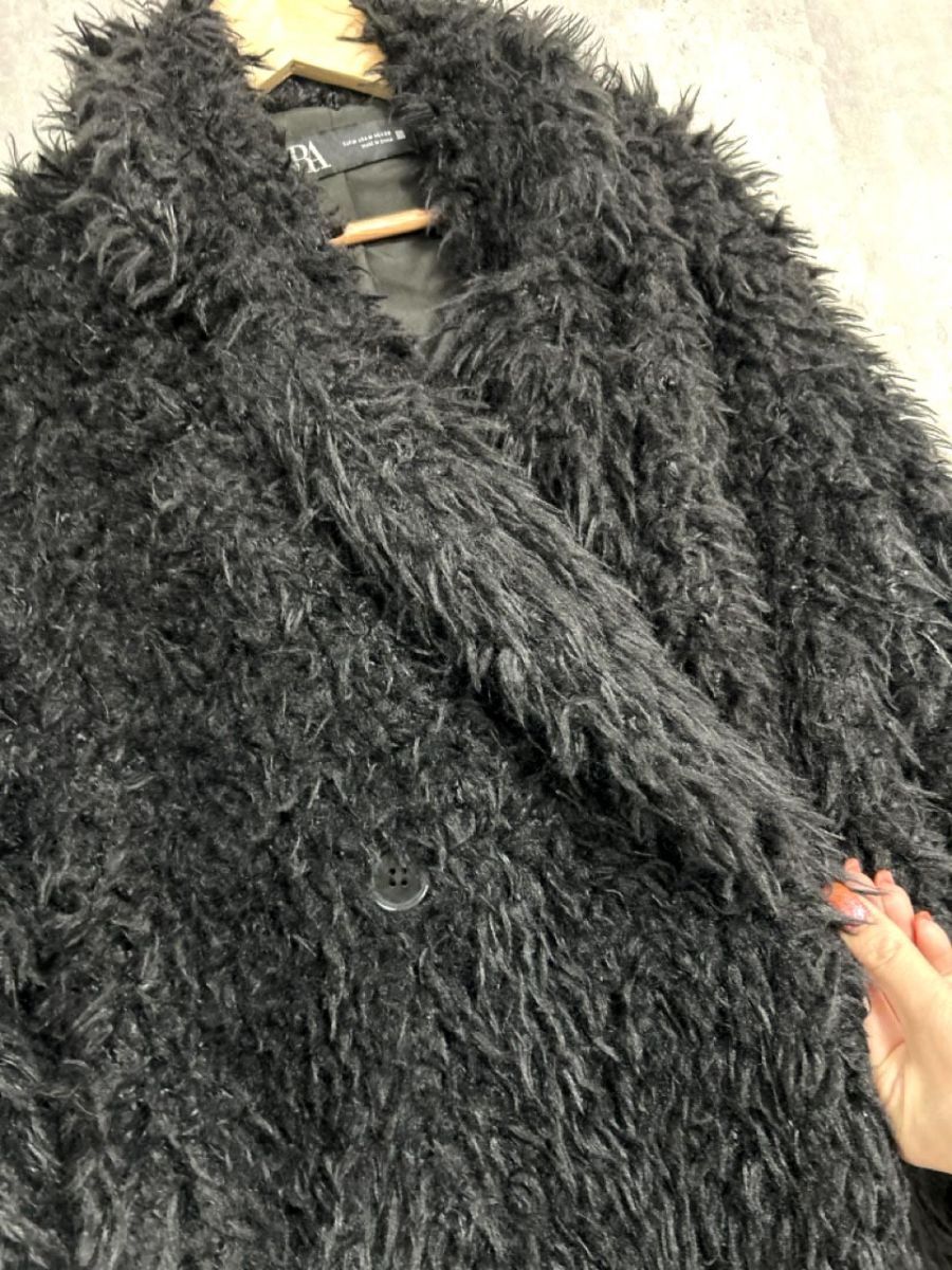 ZARA XS ファーコート ZARA ザラ ファー コート sizeM/黒 ◇□ レディース - メルカリ