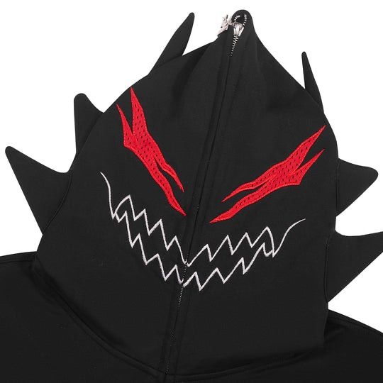 Kakazy BERSERK ベルセルク フルジップパーカー 黒 ガッツ KaKazzy】ベルセルク フルジップ パーカー 男女着用可 ユニ