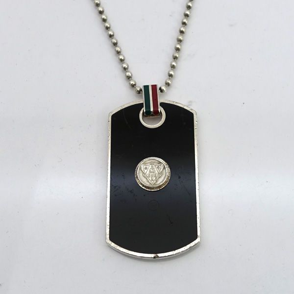 GUCCI / グッチ クレスト ドッグタグ ネックレス Ag925 【ネックレス/ペンダント/トップ/アクセサリー】 ブランド【中古】 