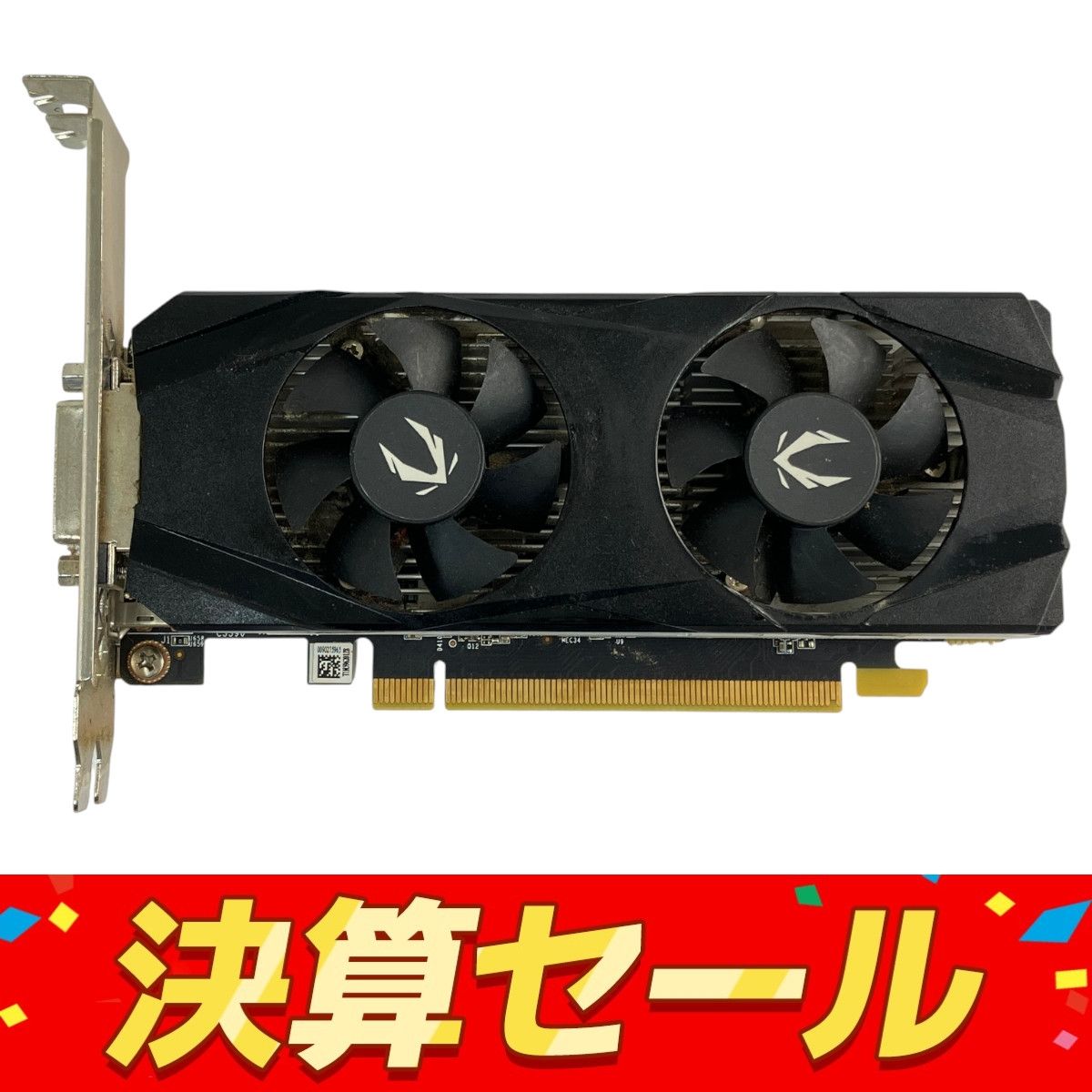 ジャンク ZOTAC GAMING GeForce GTX 1650 LP 4GB 128BIT GDDR6