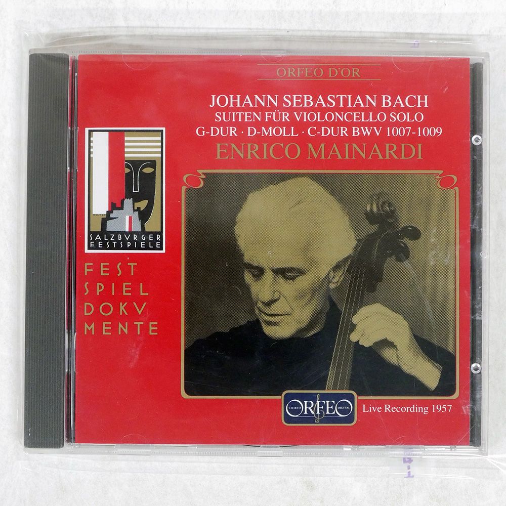 【音楽】 ENRICO MAINARDI 完全録音集 14CDs 紙ジャケット 輸入盤 ENRICO MAINARDI/BACH : SUITEN FUR VIOLONCELLO BWV