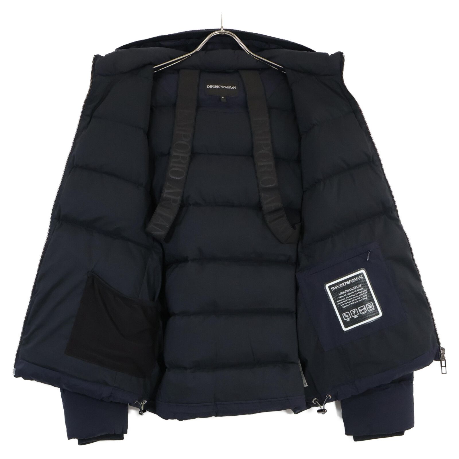 EMPORIO ARMANI エンポリオアルマーニ ﾈｲﾋﾞｰ 6Y1BA4 1NDCZ 中綿 ｼﾞｬｹｯﾄ