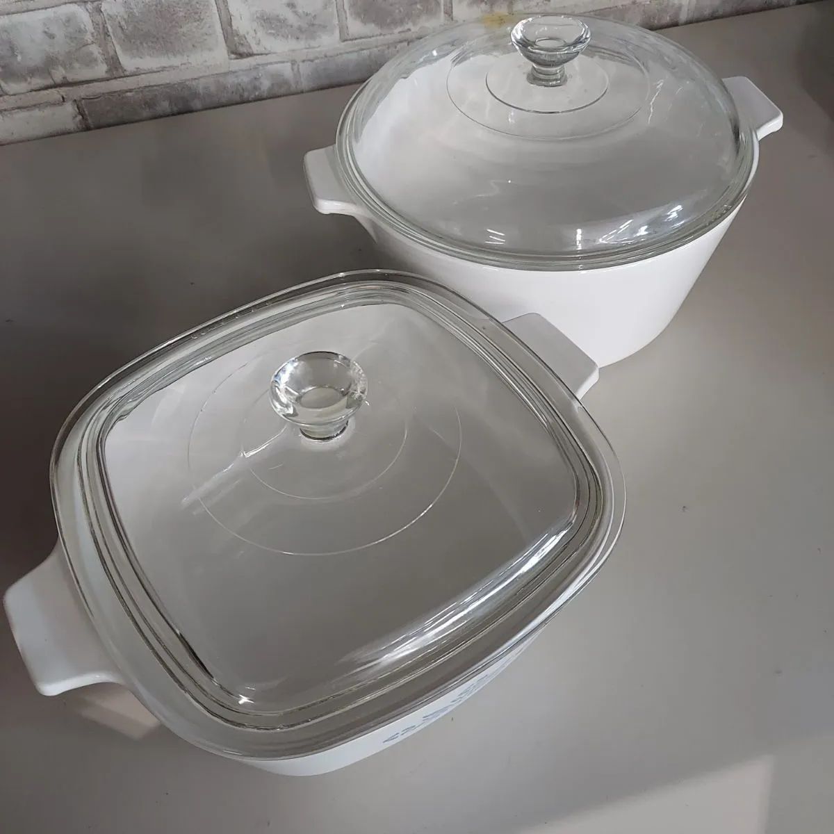 CORNING WARE コーニングウェア 蓋付き キャセロール ブルーフラワー